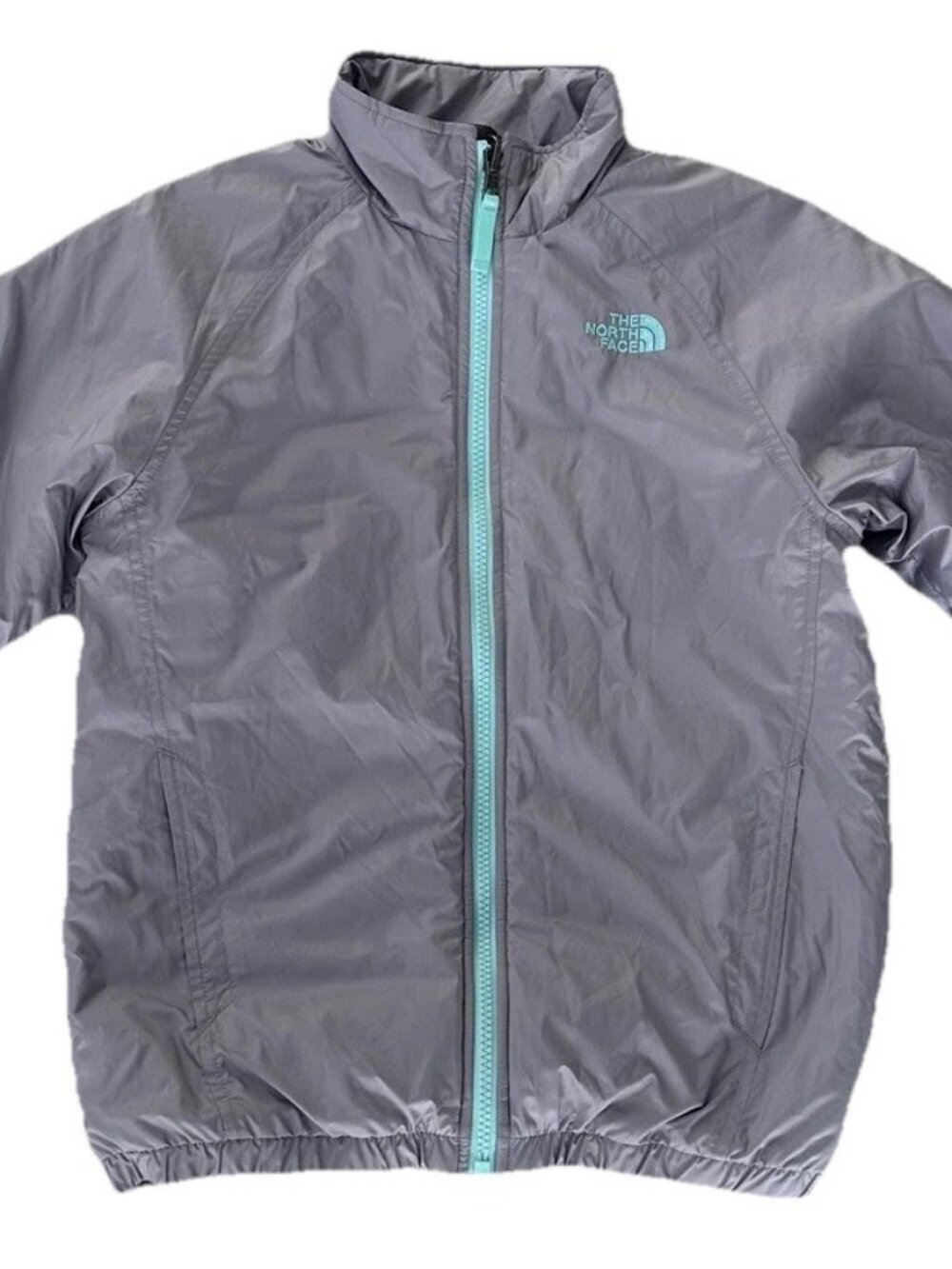 The North Face Girls Puffer Trail Jacket Gray M (10-12)